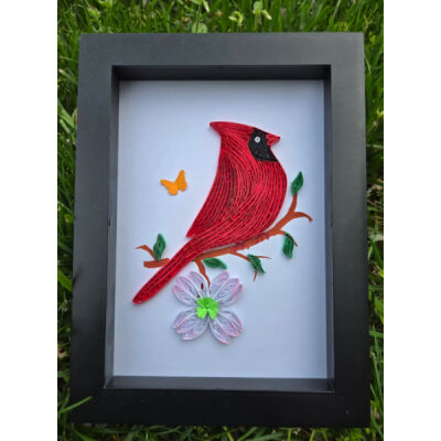Truptis Craft-Cardinal and Dogwood Flower Thumbnail