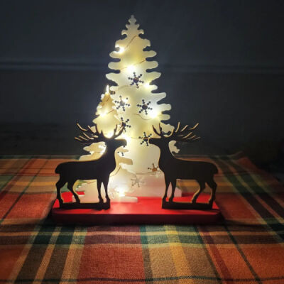 KB Printing and Designs LLC- Trees Reindeer Scene Thumbnail
