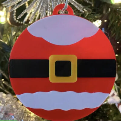 KB Printing and Designs LLC-Santa Ornament Set Thumbnail